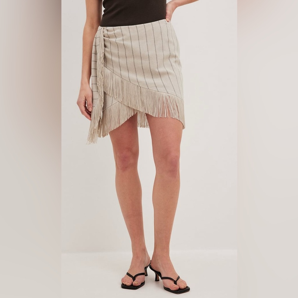 Claire Rose NA-KD linen skirt size EU 36 / US 6
